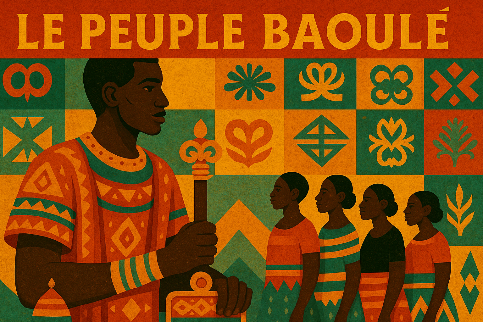 Représentation du peuple Baoulé